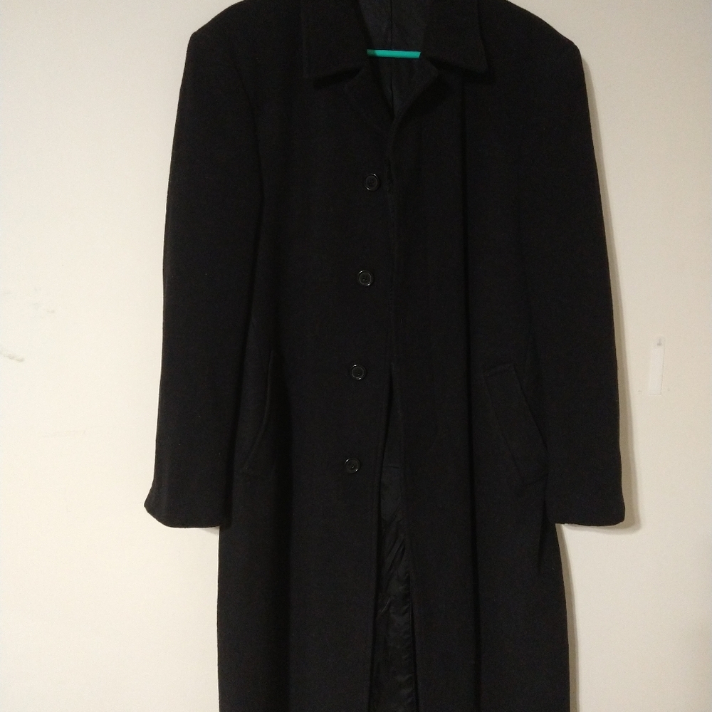 Cashmere & Wool Trench Coat by Zino